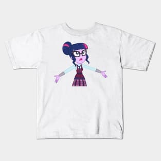 Singing Crystal Prep Twilight Sparkle Kids T-Shirt